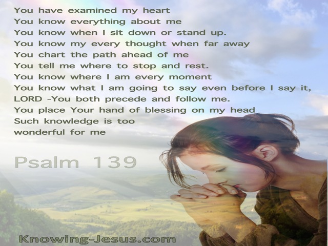 Psalm 139:1 You Have Examined My Heart (gray)